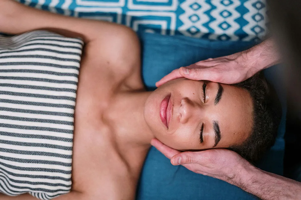 person getting massage